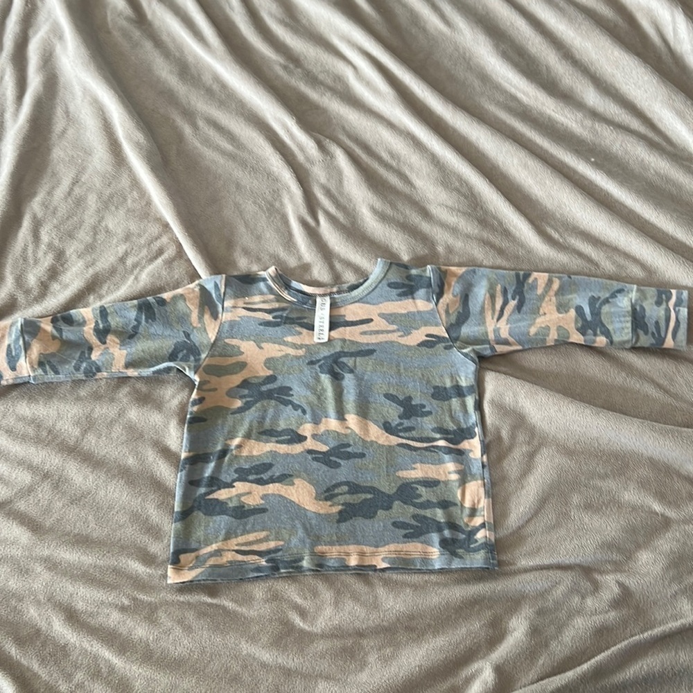 Organic Cotton Long Sleeved Camo Shirt by Gus and Steel